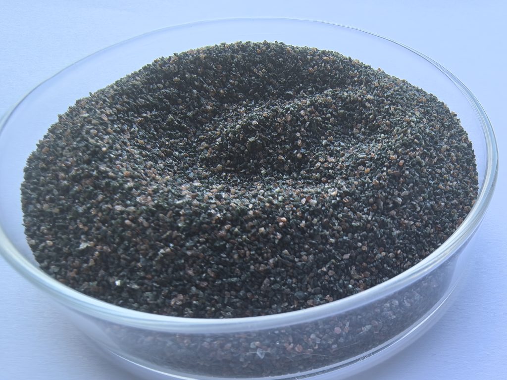 제조사: 샌드블라스팅 매체: 그린 가넷 옴파사이트 80메쉬 -1-Brown fused alumina-Haixu Abrasives